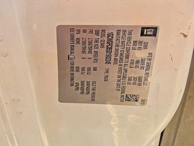 2013 Chevrolet Express G2500 მანქანა იყიდება აუქციონზე, vin: 1GCWGECB5D1902245, აუქციონის ნომერი: 55390806