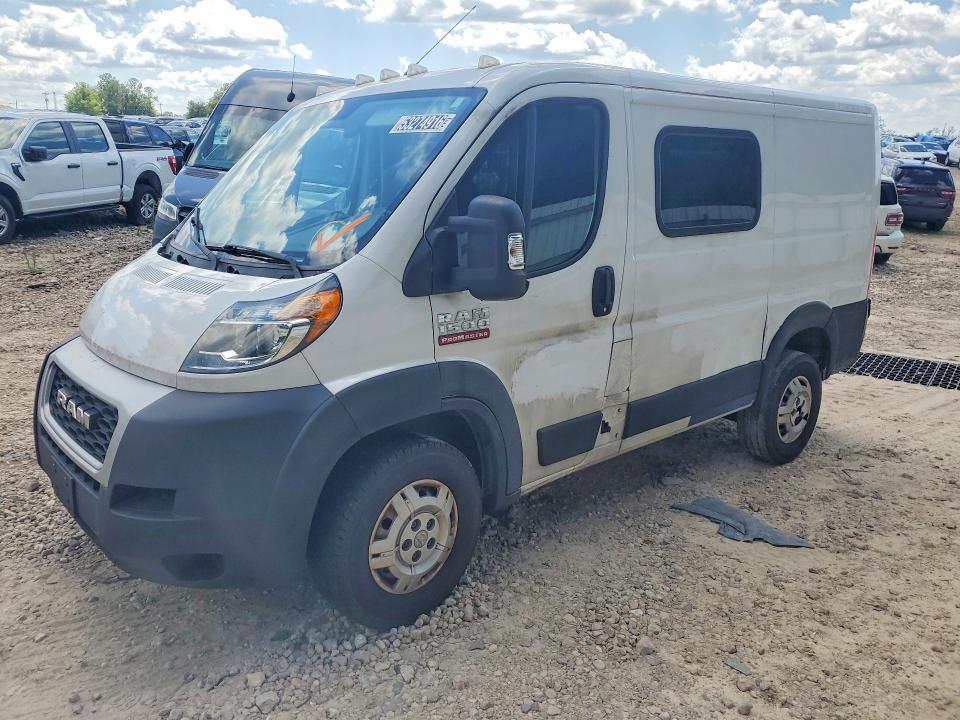 53274916 :رقم المزاد ، 3C6TRVNG9KE550188 vin ، 2019 Ram Promaster 1500 مزاد بيع
