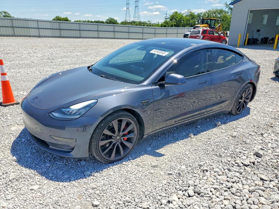 2020 Tesla Model 3 მანქანა იყიდება აუქციონზე, vin: 5YJ3E1ECXLF719706, აუქციონის ნომერი: 54948046