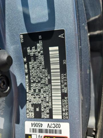 52164346 :رقم المزاد ، 5TDKK4CC1AS334505 vin ، 2010 Toyota Sienna مزاد بيع