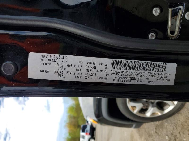 2018 Jeep Compass მანქანა იყიდება აუქციონზე, vin: 3C4NJDCB1JT113130, აუქციონის ნომერი: 52289506