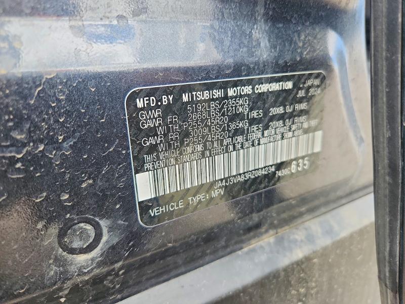 Продаж на аукціоні авто 2024 Mitsubishi Outlander, vin: JA4J3VA83RZ084234, номер лоту: 54637216