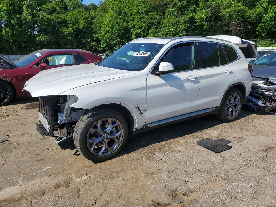 2024 Bmw X3 მანქანა იყიდება აუქციონზე, vin: 5UX43DP0XR9U16764, აუქციონის ნომერი: 53028036