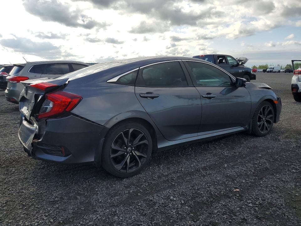 Aukcja sprzedaży 2019 Honda Civic, vin: 2HGFC2F80KH025569, numer aukcji: 53715006