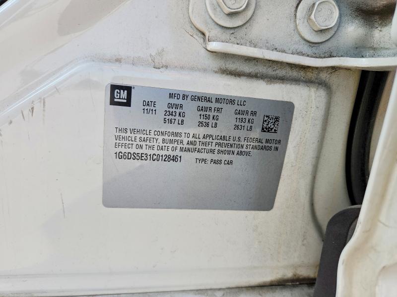 2012 Cadillac Cts მანქანა იყიდება აუქციონზე, vin: 1G6DS5E31C0128461, აუქციონის ნომერი: 54649466