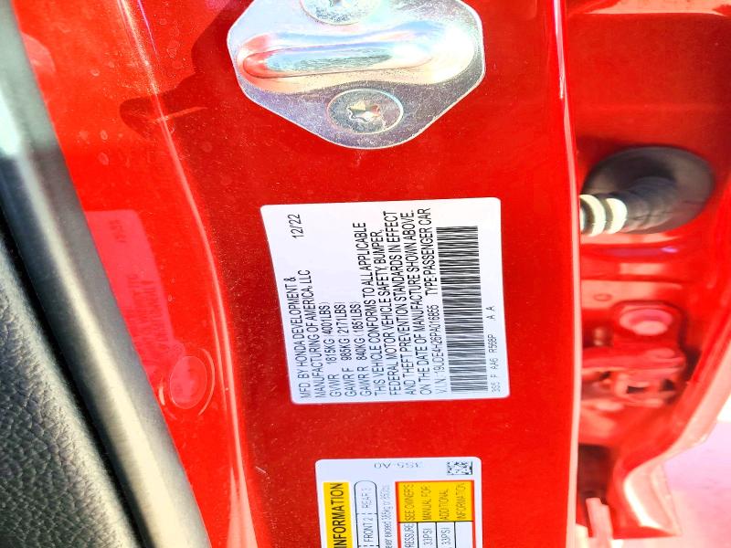 2023 Acura Integra მანქანა იყიდება აუქციონზე, vin: 19UDE4H26PA016855, აუქციონის ნომერი: 52506596