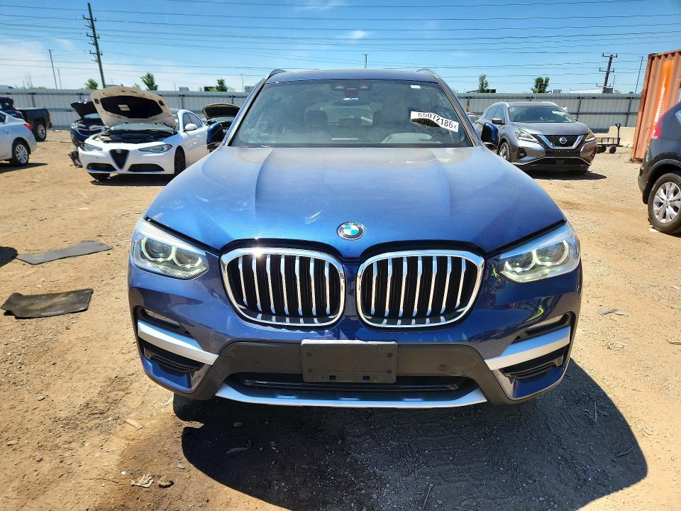 2021 Bmw X3 მანქანა იყიდება აუქციონზე, vin: 5UXTY5C02M9E87106, აუქციონის ნომერი: 55072186