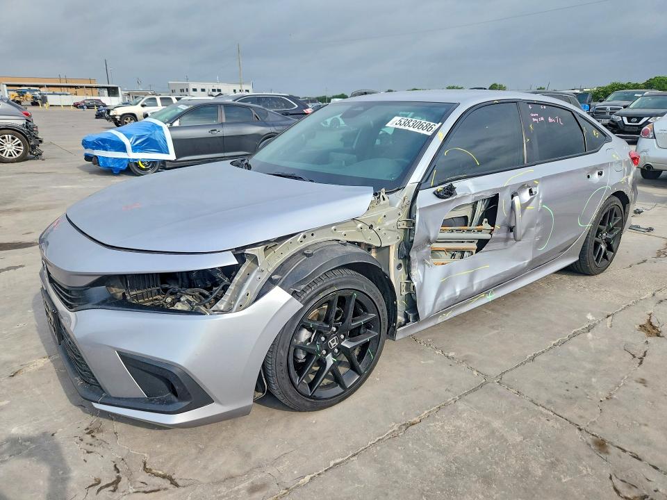 53830686 :رقم المزاد ، 2HGFE2F52PH519052 vin ، 2023 Honda Civic مزاد بيع