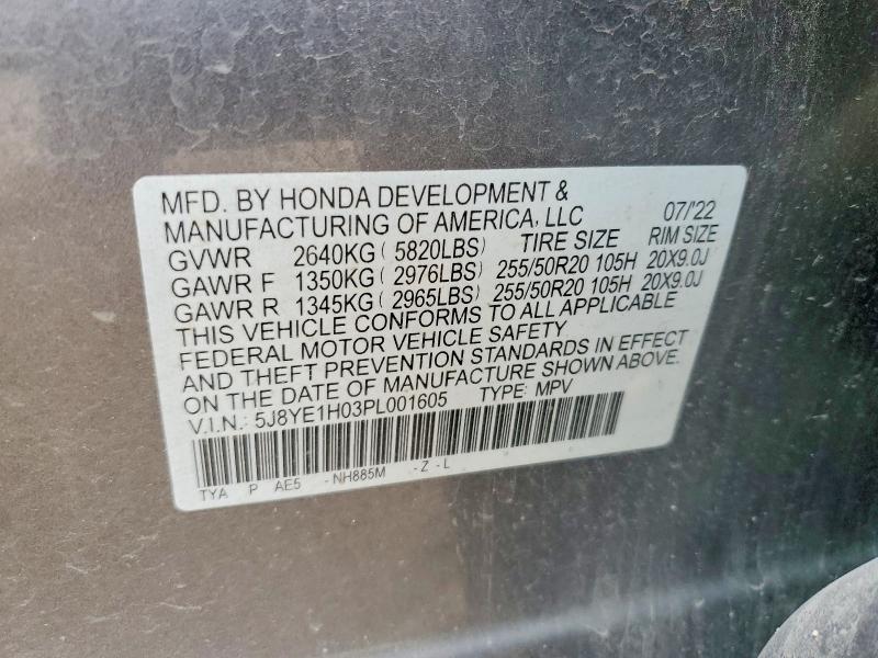 Aukcja sprzedaży 2023 Acura Mdx, vin: 5J8YE1H03PL001605, numer aukcji: 52821206
