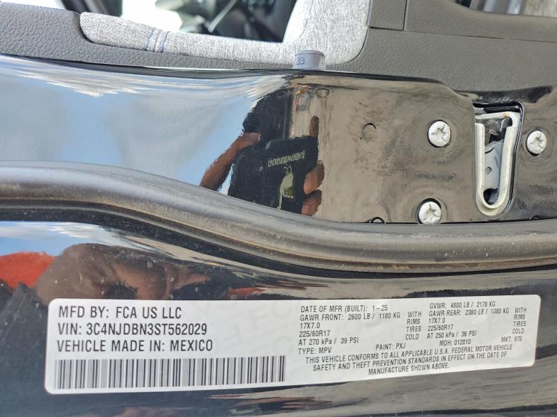 Продаж на аукціоні авто 2025 Jeep Compass, vin: 3C4NJDBN3ST562029, номер лоту: 54473516