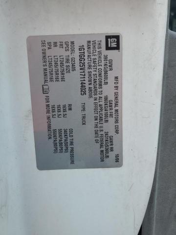 Продаж на аукціоні авто 2007 Gmc Savana, vin: 1GTGG25V171144025, номер лоту: 54872216