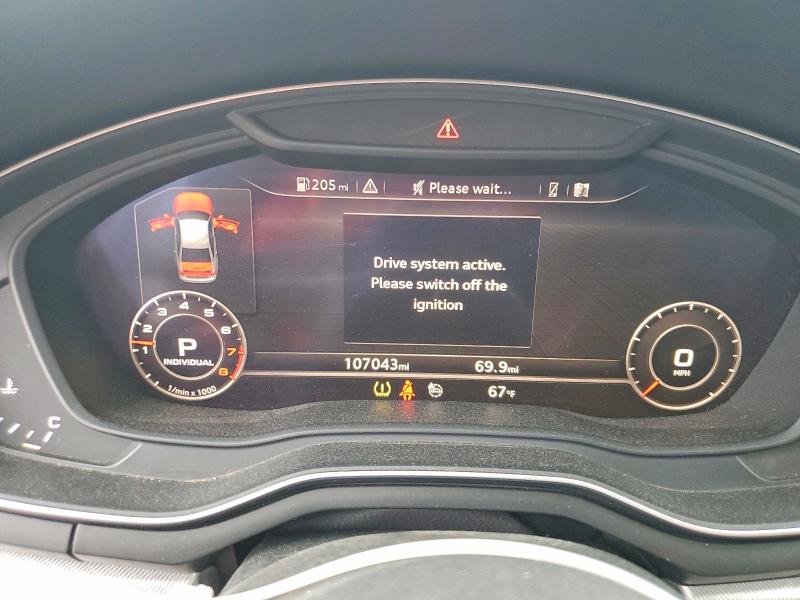 2018 Audi A4 მანქანა იყიდება აუქციონზე, vin: WAUENAF45JA152260, აუქციონის ნომერი: 54727686