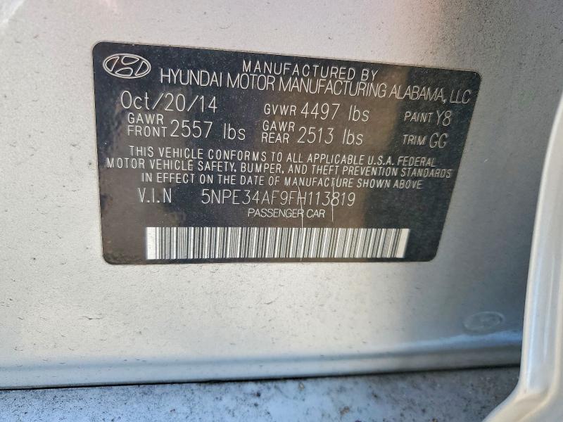 Продажа на аукционе авто 2015 Hyundai Sonata, vin: 5NPE34AF9FH113819, номер лота: 48651056