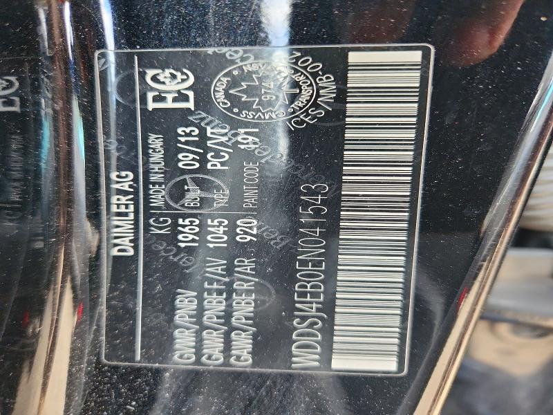 Aukcja sprzedaży 2014 Mercedes-benz Cla, vin: WDDSJ4EB0EN041543, numer aukcji: 51616396