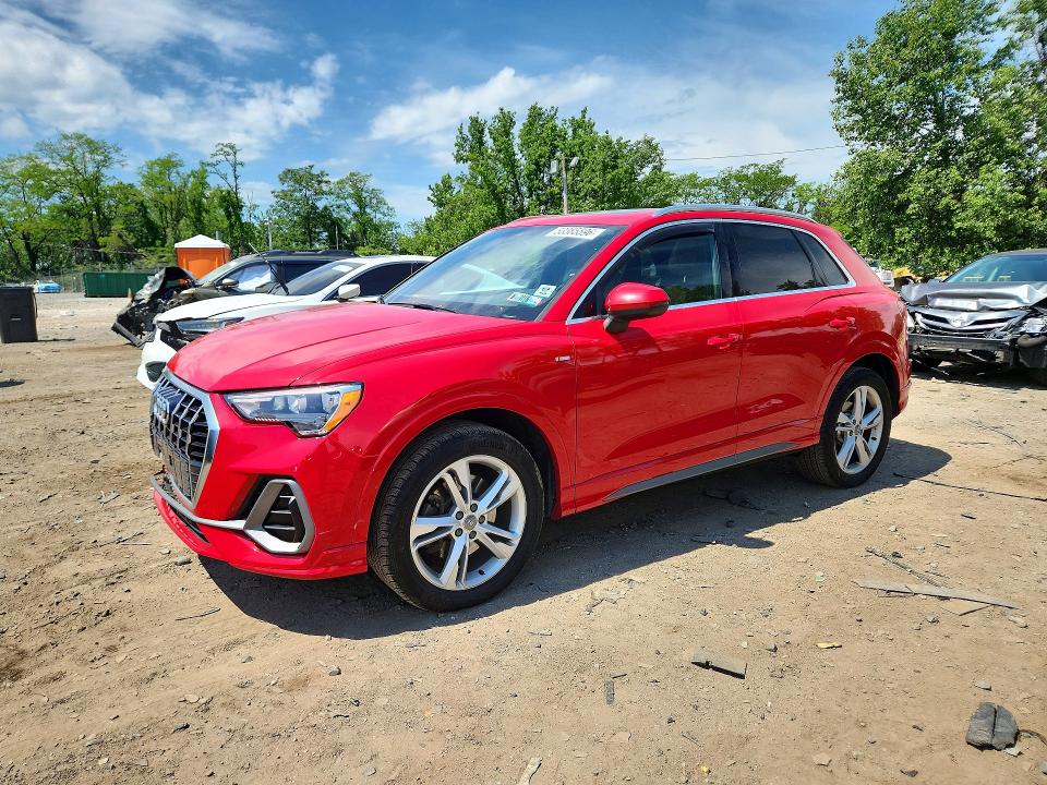 2020 Audi Q3 მანქანა იყიდება აუქციონზე, vin: WA1DECF37L1112969, აუქციონის ნომერი: 53385596