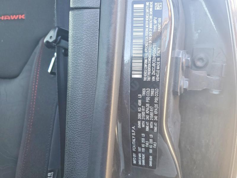 2017 Jeep Renegade მანქანა იყიდება აუქციონზე, vin: ZACCJBCB2HPG54751, აუქციონის ნომერი: 53171226