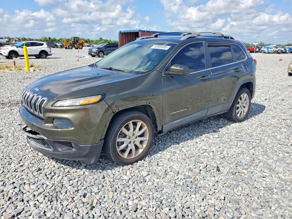 2015 Jeep Cherokee მანქანა იყიდება აუქციონზე, vin: 1C4PJLDS3FW731701, აუქციონის ნომერი: 53906906