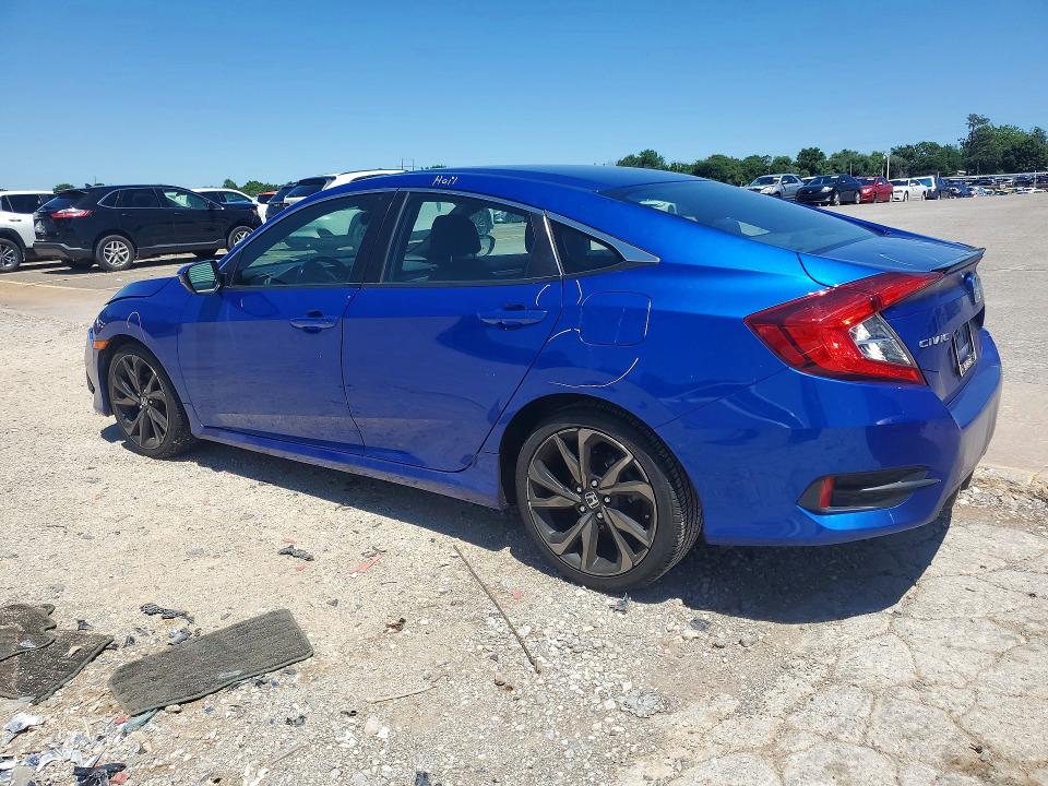 52381496 :رقم المزاد ، 2HGFC2F80LH548737 vin ، 2020 Honda Civic مزاد بيع