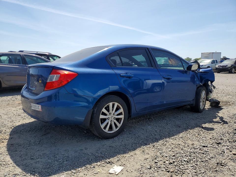 51906926 :رقم المزاد ، 2HGFB2F92CH502712 vin ، 2012 Honda Civic مزاد بيع