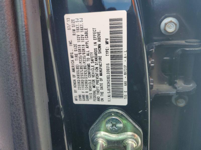 55675166 :رقم المزاد ، 5J8TB3H3XEL006015 vin ، 2014 Acura Rdx مزاد بيع