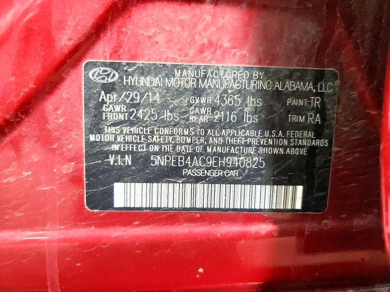 Продаж на аукціоні авто 2014 Hyundai Sonata, vin: 5NPEB4AC9EH940825, номер лоту: 54601036