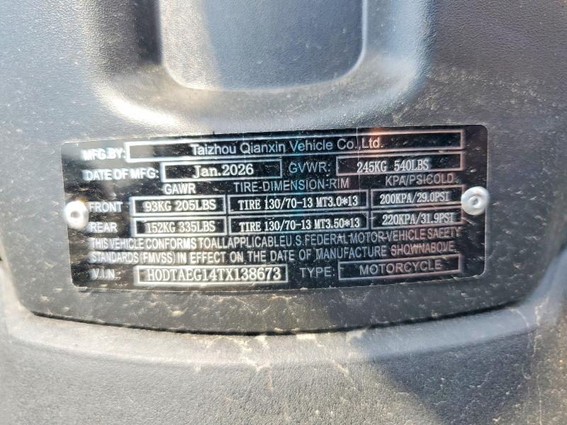 Продаж на аукціоні авто 2026 Suzuki Dl800, vin: H0DTAEG14TX138673, номер лоту: 54116616