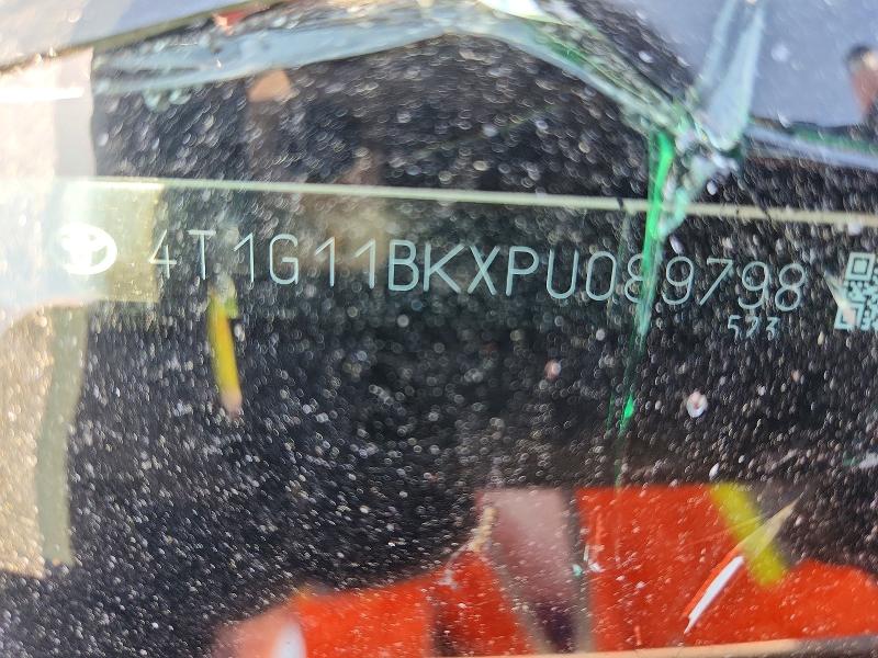 Продажа на аукционе авто 2023 Toyota Camry, vin: 4T1G11BKXPU089798, номер лота: 54100676