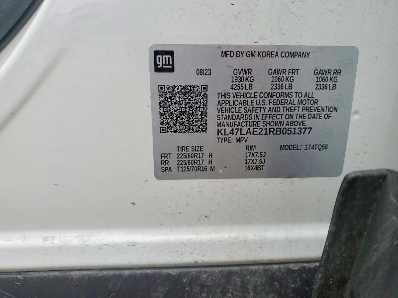 Продаж на аукціоні авто 2024 Buick Envista, vin: KL47LAE21RB051377, номер лоту: 53311506
