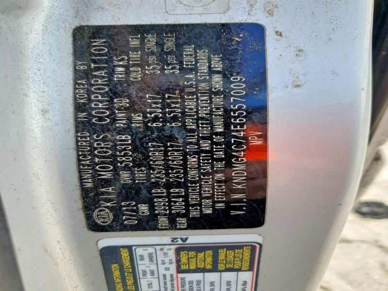 Aukcja sprzedaży 2014 Kia Sedona, vin: KNDMG4C74E6557009, numer aukcji: 55334966