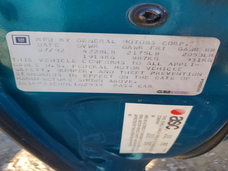 Продаж на аукціоні авто 1992 Chevrolet Camaro, vin: 1G1FP33E0NL162935, номер лоту: 55083836