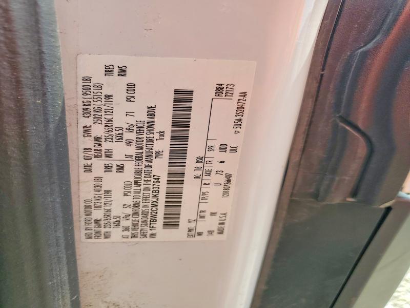 Aukcja sprzedaży 2018 Ford Transit, vin: 1FTBW2CMXJKB37647, numer aukcji: 54283016