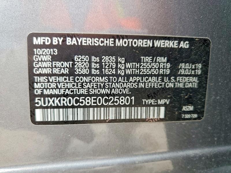 Aukcja sprzedaży 2014 Bmw X5, vin: 5UXKR0C58E0C25801, numer aukcji: 54199036