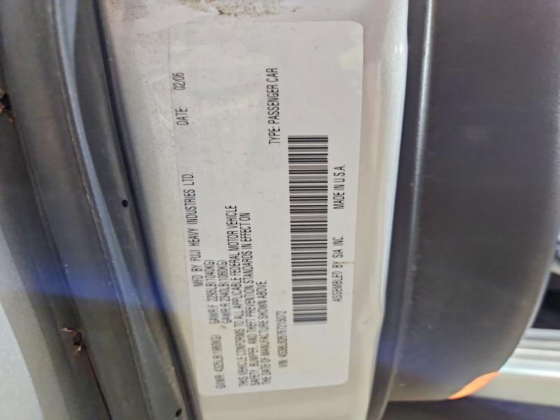 Продаж на аукціоні авто 2006 Subaru Legacy, vin: 4S3BL626767215072, номер лоту: 54908556
