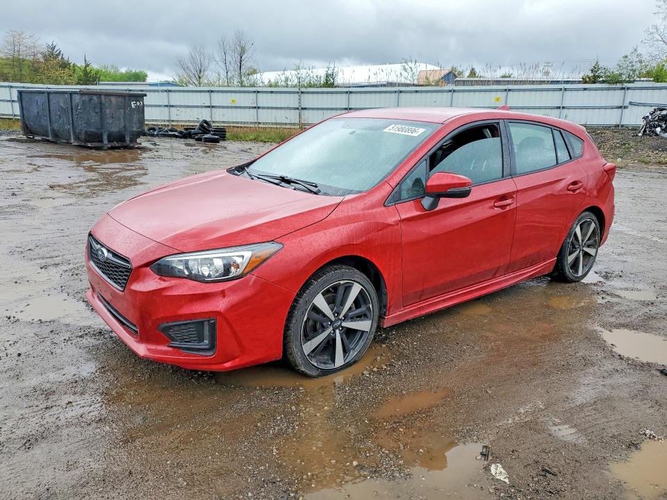 2019 Subaru Impreza მანქანა იყიდება აუქციონზე, vin: 4S3GTAJ66K3710746, აუქციონის ნომერი: 51980896