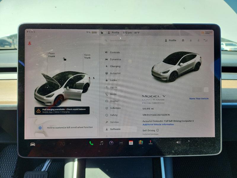 46744306 :رقم المزاد ، 5YJYGDEE8LF022876 vin ، 2020 Tesla Model Y مزاد بيع