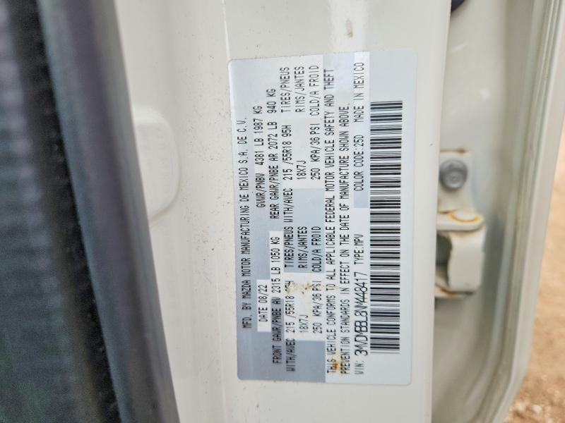 Auction sale of the 2022 Mazda Cx-30, vin: 3MVDMBBL8NM448417, lot number: 53794686