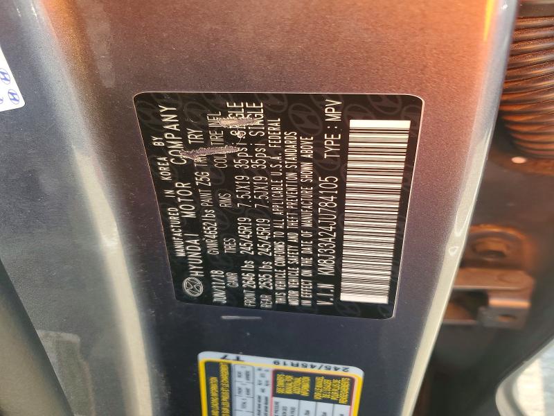 53974246 :رقم المزاد ، KM8J33A24JU784105 vin ، 2018 Hyundai Tucson مزاد بيع