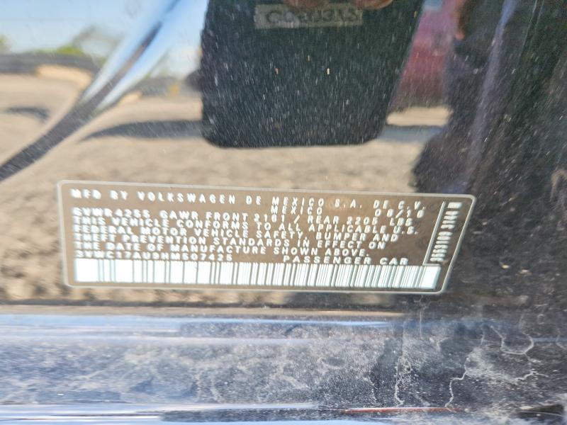 Aukcja sprzedaży 2017 Volkswagen Golf Sportwagen, vin: 3VWC17AU9HM507425, numer aukcji: 52010396
