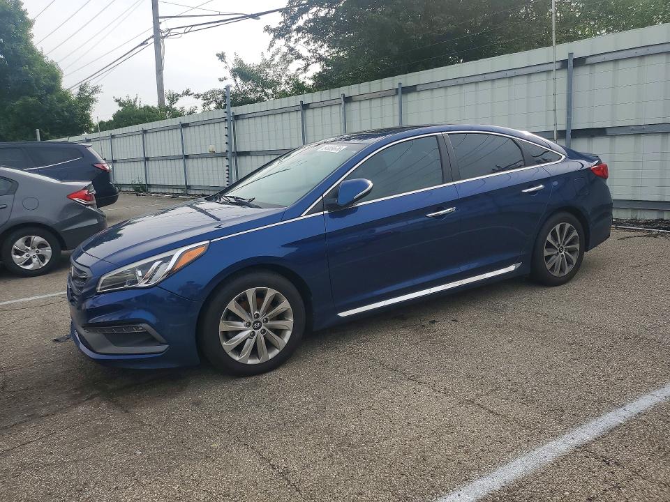 Auction sale of the 2017 Hyundai Sonata, vin: 5NPE34AF2HH443241, lot number: 54959676