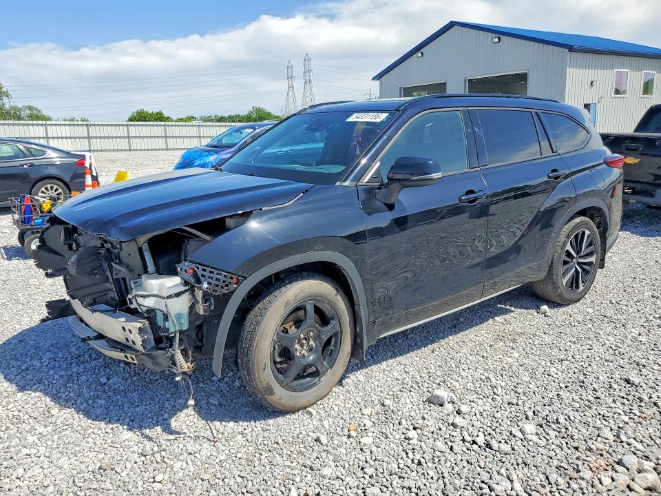 2021 Toyota Highlander მანქანა იყიდება აუქციონზე, vin: 5TDJZRBH3MS145070, აუქციონის ნომერი: 54331186