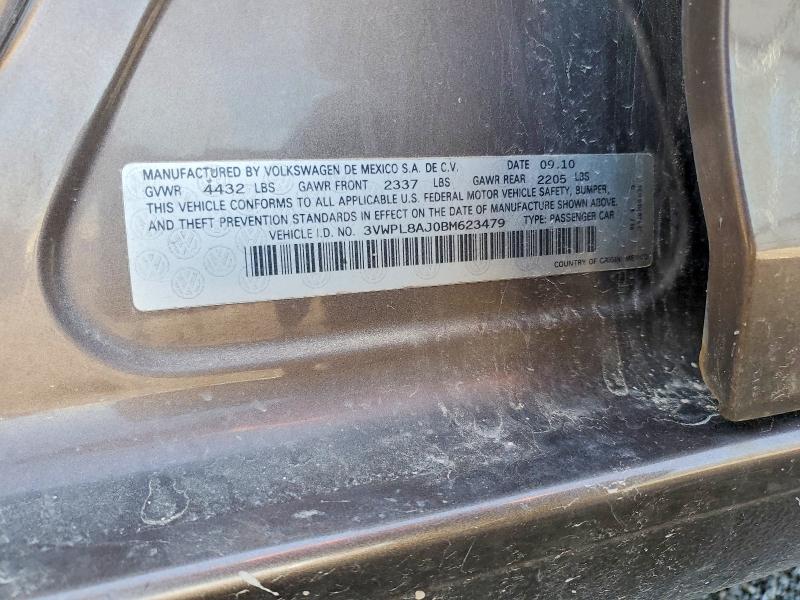 Aukcja sprzedaży 2011 Volkswagen Jetta, vin: 3VWPL8AJ0BM623479, numer aukcji: 52558596