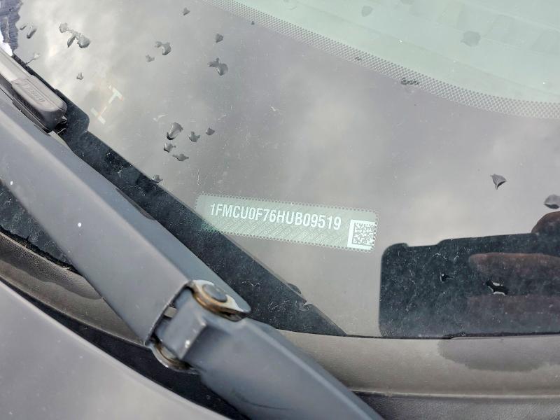 53159746 :رقم المزاد ، 1FMCU0F76HUB09519 vin ، 2017 Ford Escape مزاد بيع