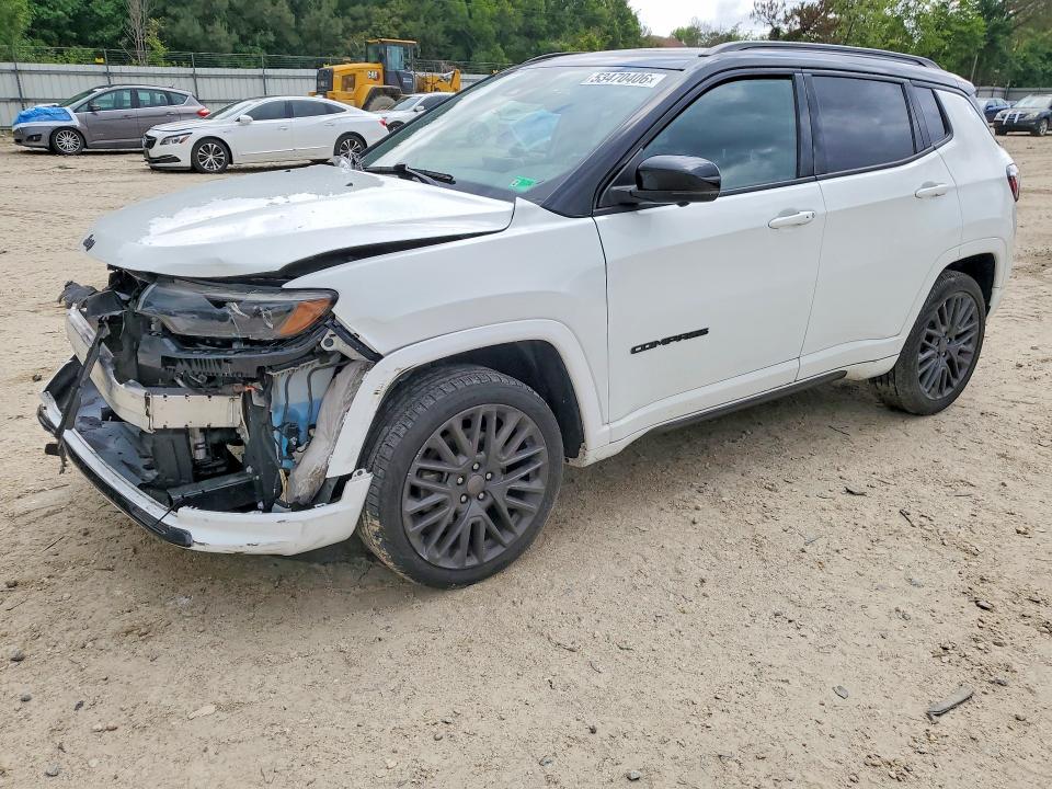 2022 Jeep Compass მანქანა იყიდება აუქციონზე, vin: 3C4NJDCB2NT182849, აუქციონის ნომერი: 53470406