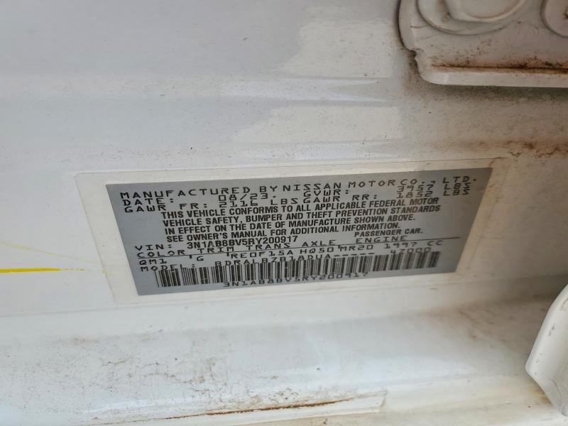 51375926 :رقم المزاد ، 3N1AB8BV5RY200917 vin ، 2024 Nissan Sentra مزاد بيع