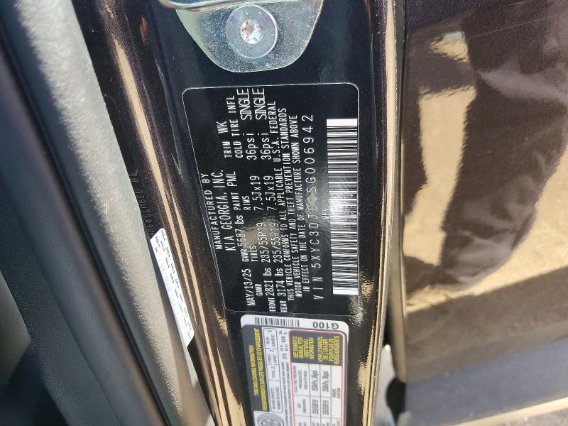 2025 Kia Ev6 მანქანა იყიდება აუქციონზე, vin: 5XYC3DJC1SG006942, აუქციონის ნომერი: 53170586