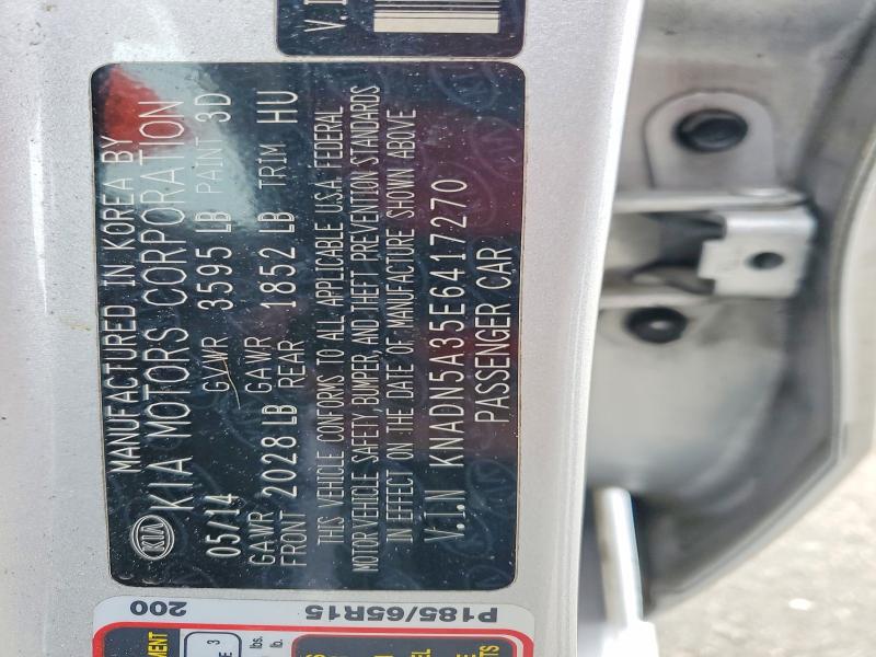 Продажа на аукционе авто 2014 Kia Rio, vin: KNADN5A35E6417270, номер лота: 52867976