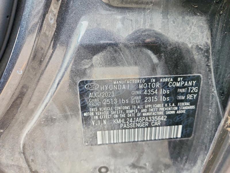 Aukcja sprzedaży 2023 Hyundai Sonata, vin: KMHL24JA6PA335642, numer aukcji: 54312906