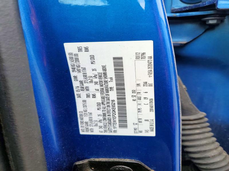 54550026 :رقم المزاد ، 1FTEW1EP2GKE65216 vin ، 2016 Ford F150 مزاد بيع