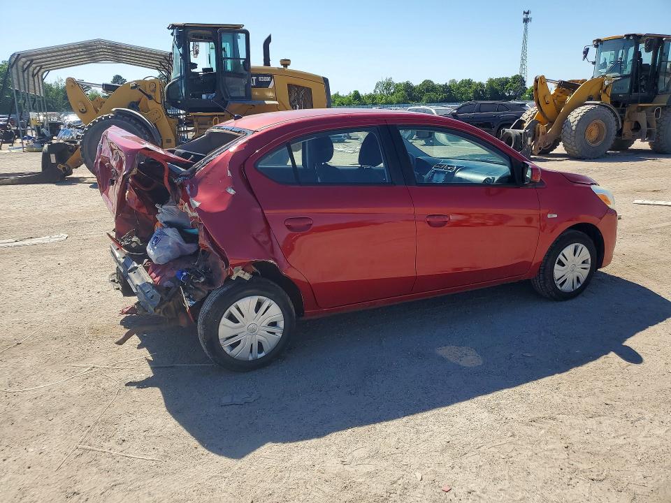 53939366 :رقم المزاد ، ML32F3FJ5HHF16124 vin ، 2017 Mitsubishi Mirage مزاد بيع