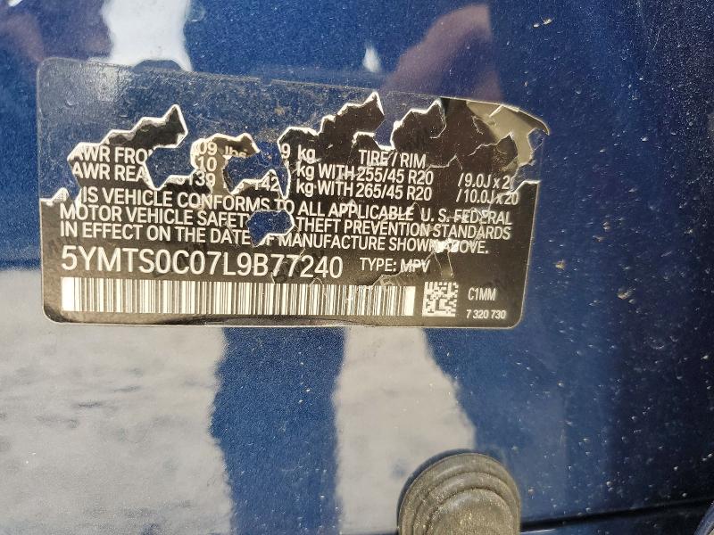 Aukcja sprzedaży 2020 Bmw X3, vin: 5YMTS0C07L9B77240, numer aukcji: 53250836